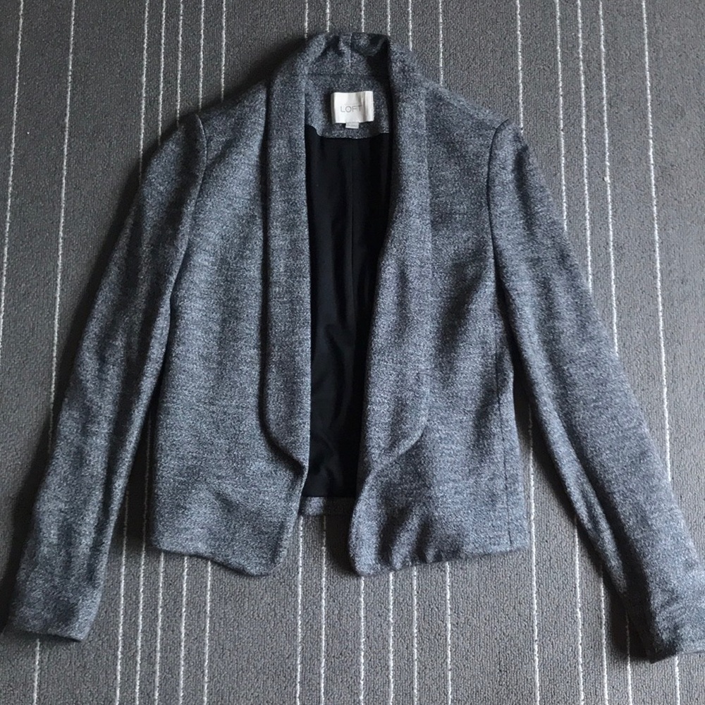 LOFT Gray Blazer